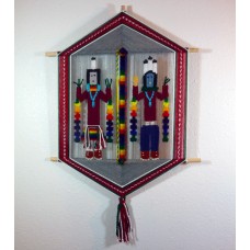 Navajo stick weaving