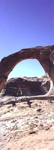 Through the arch with the copter