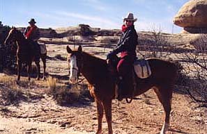 equestrians on Little Eagle Trail