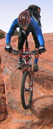 Ken on Moab Slickrock Trail