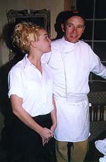 Ken and Emily, chef and server.