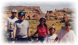 guided mountain biking for families