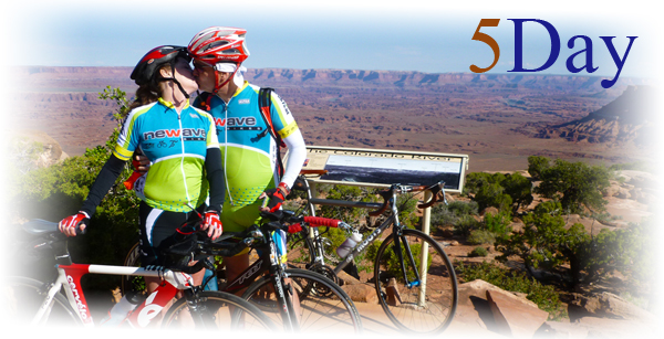 5 Guided Road Cycling Day Tours in Moab, Utah.