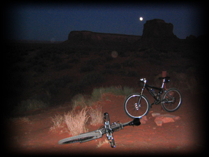 Monument Valley full moon bike tours