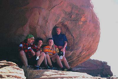 Moab, Utah slickrock formations.